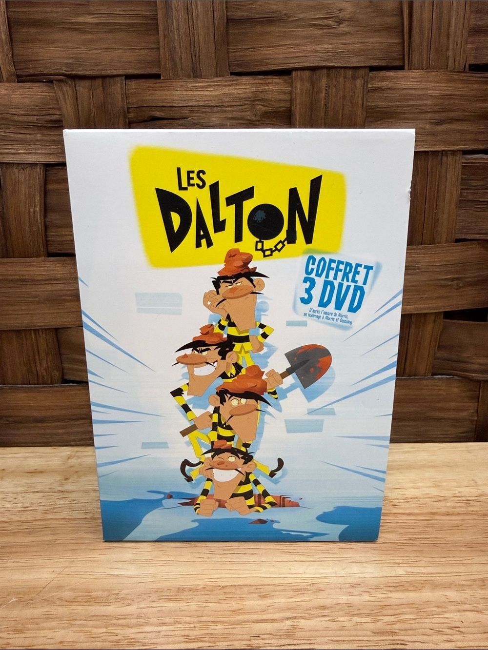 Les Dalton 3 DVD Coffret - Cartoon DVD Set FRENCH